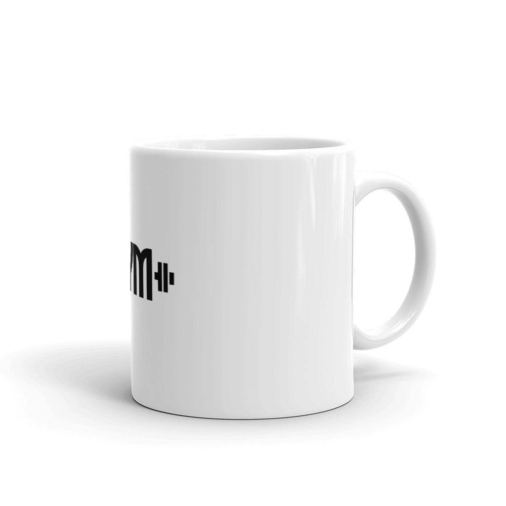 GYM - White glossy mug