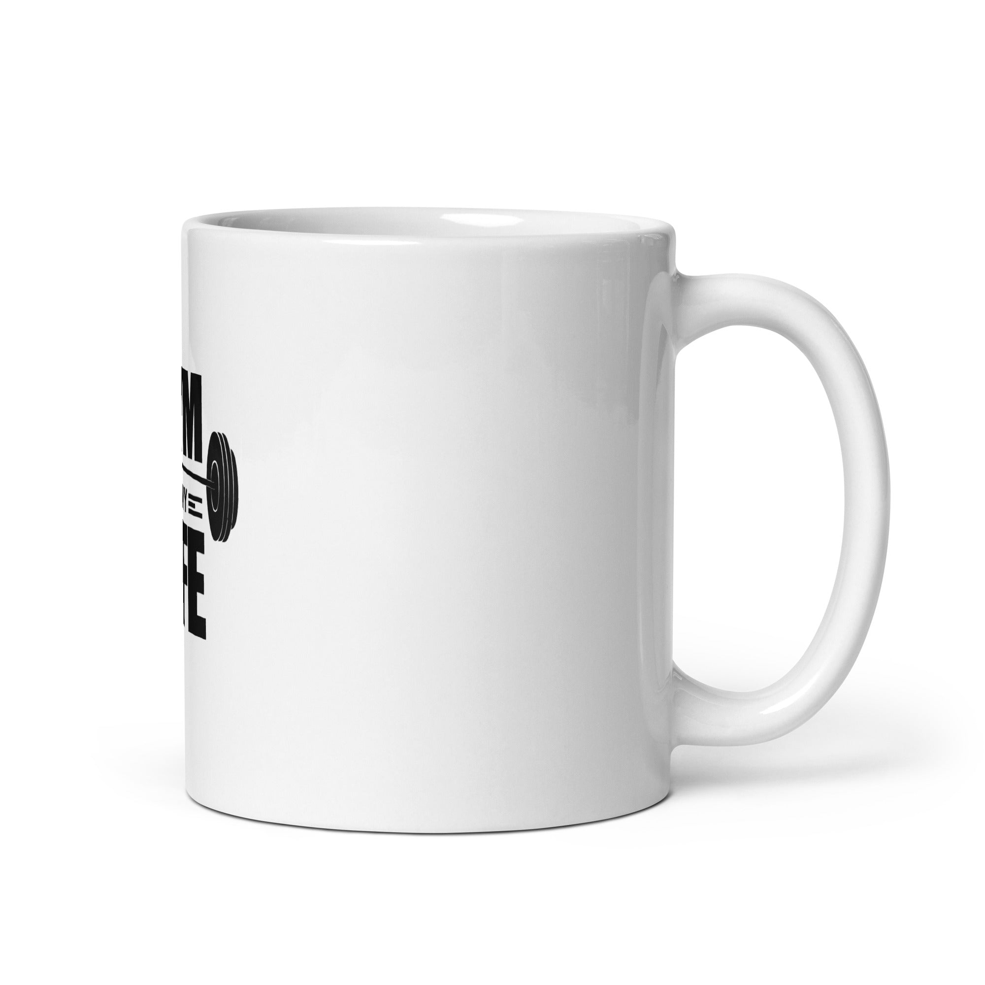 GYM IS MY LIFE - White glossy mug