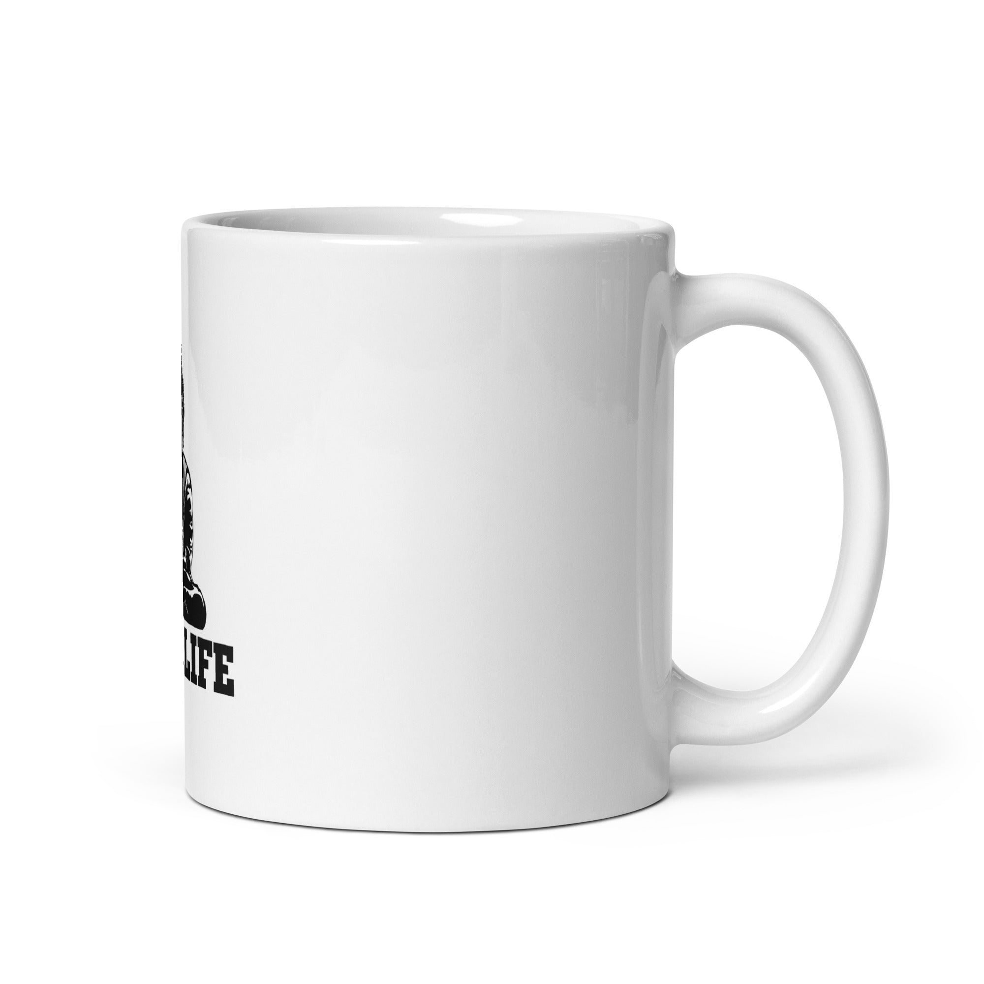 YOGA LIFE - White glossy mug