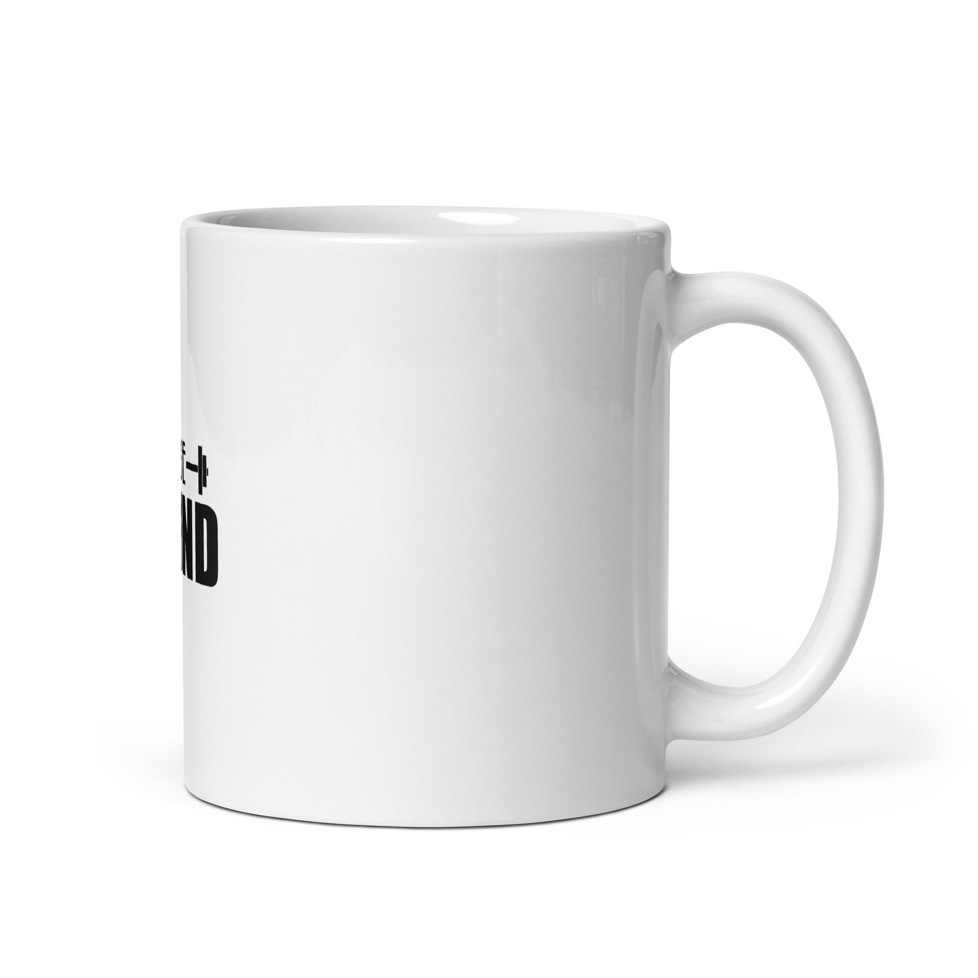 RISE GRIND - White glossy mug