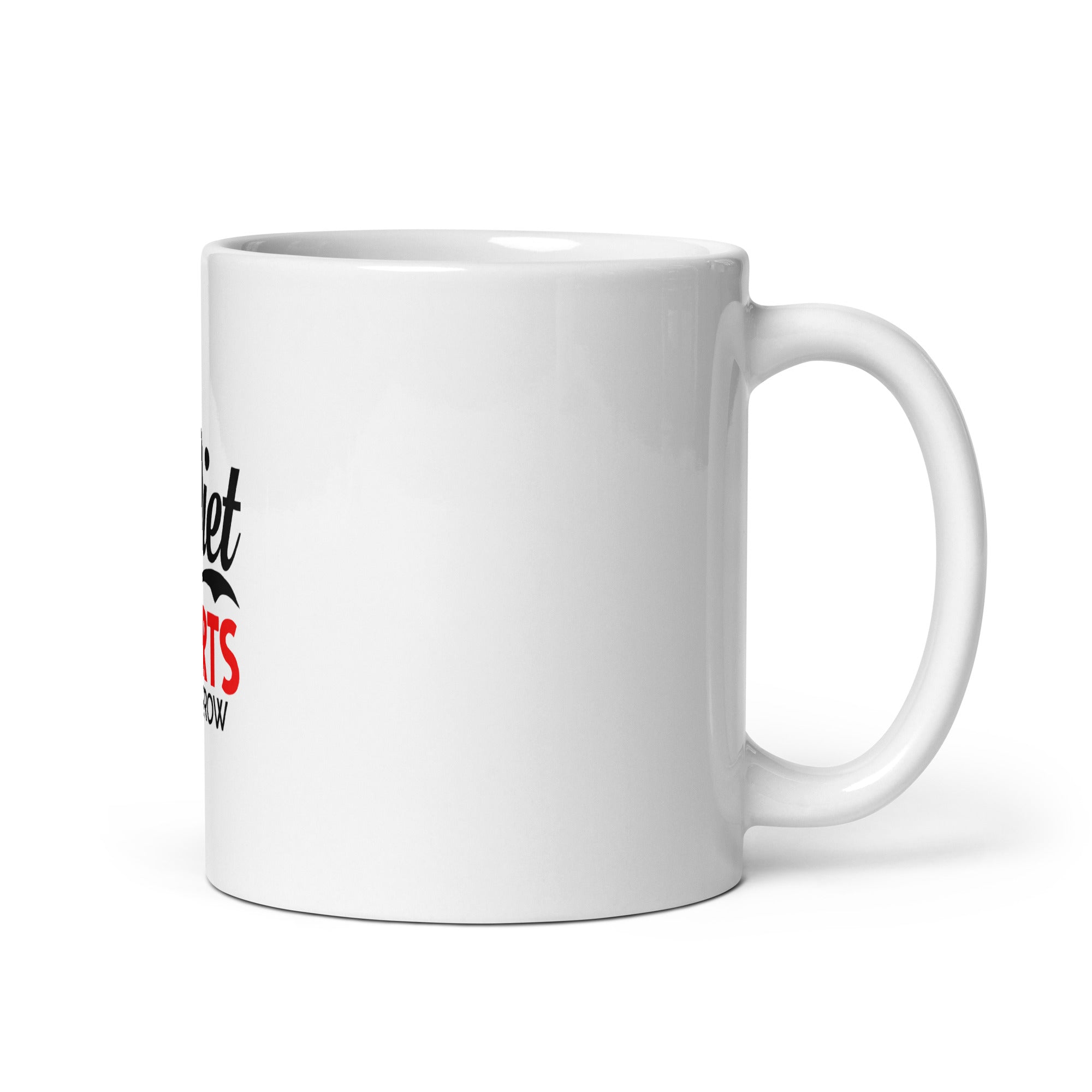 DIET STARTS TOMORROW - White glossy mug