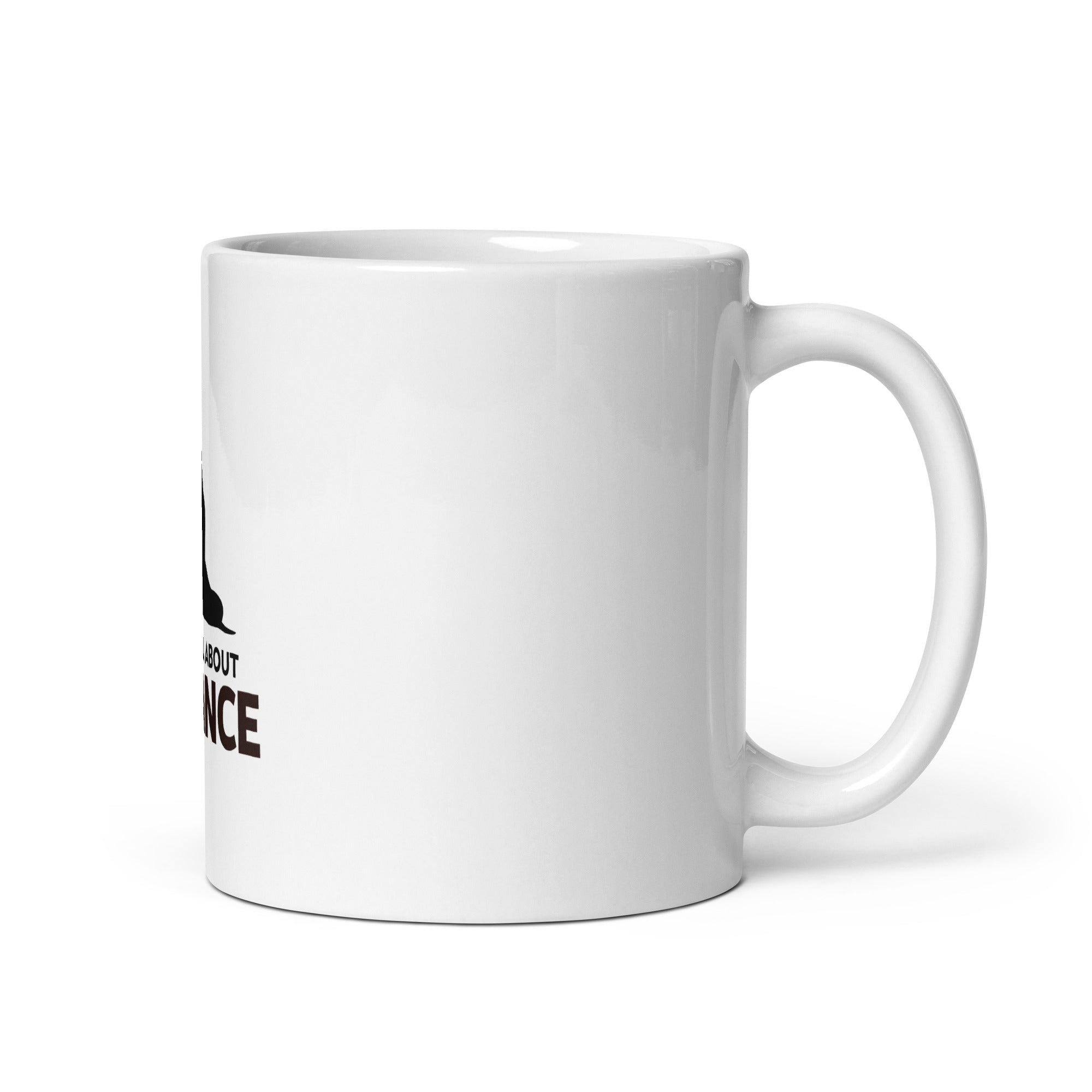 LIFE IS ALL ABOUT BALANCE - White glossy mug