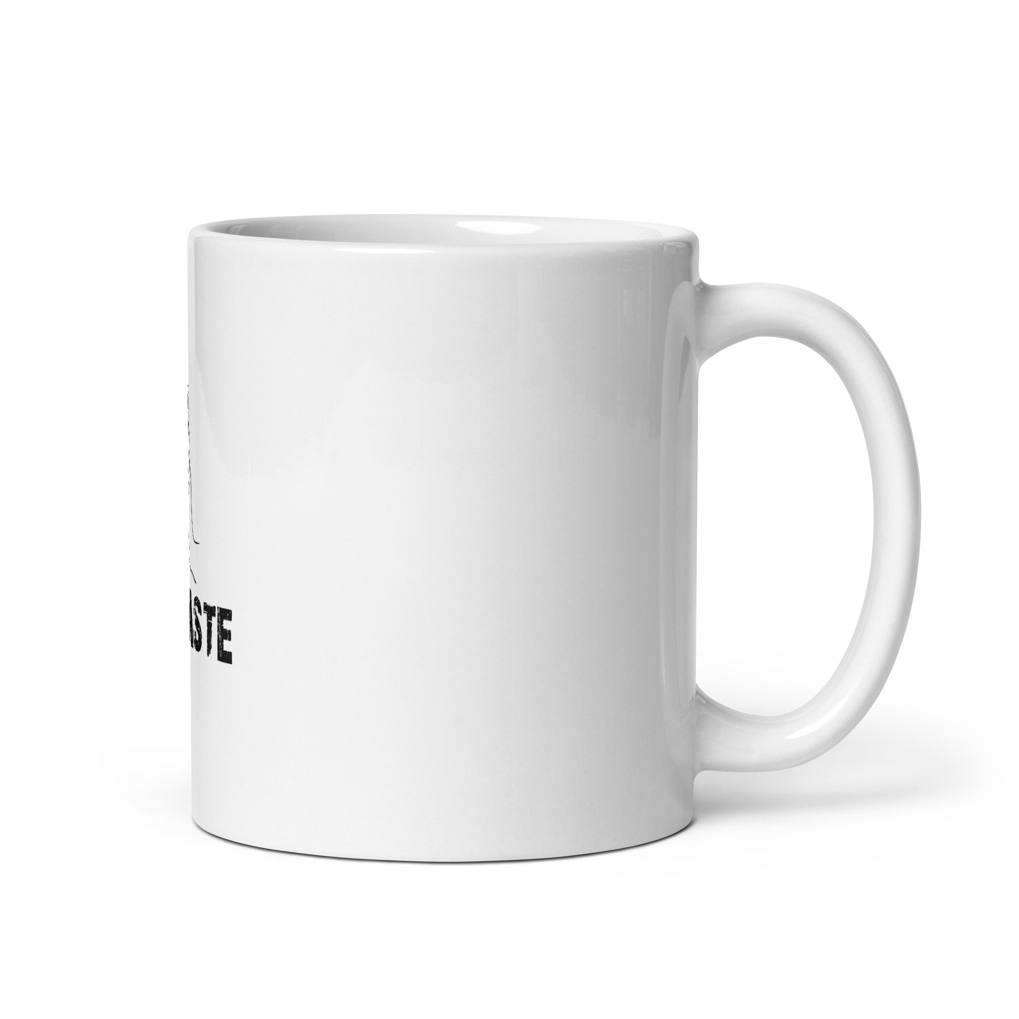 NAMASTE - White glossy mug