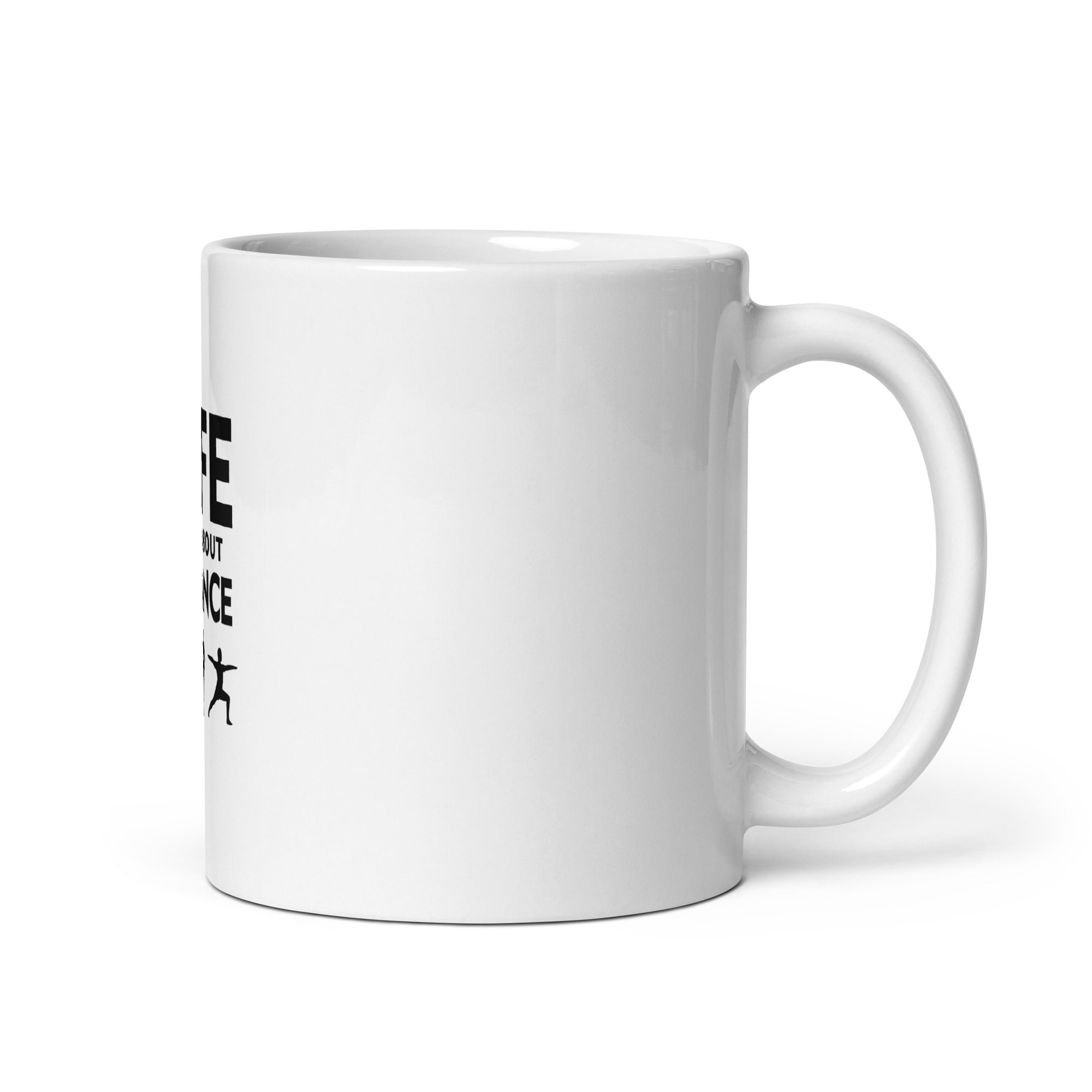 LIFE IS ALL ABOUT BALANCE - White glossy mug