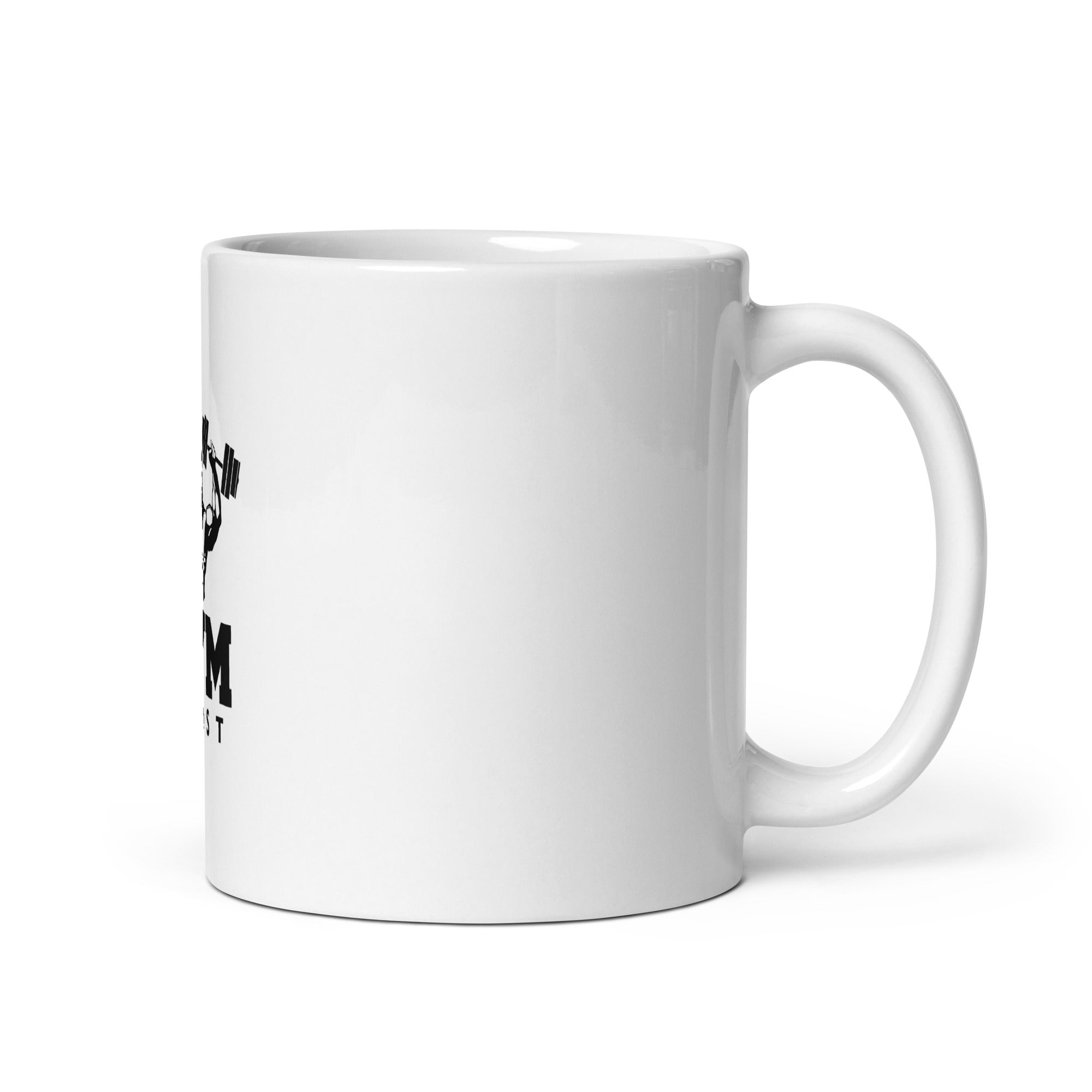 GYM BEAST - White glossy mug