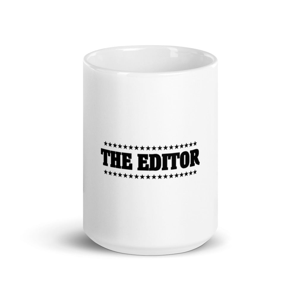 The Editor- White glossy mug