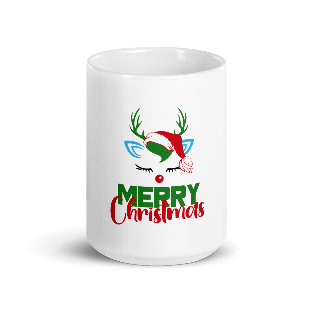 MERRY CHRISTMAS - White glossy mug