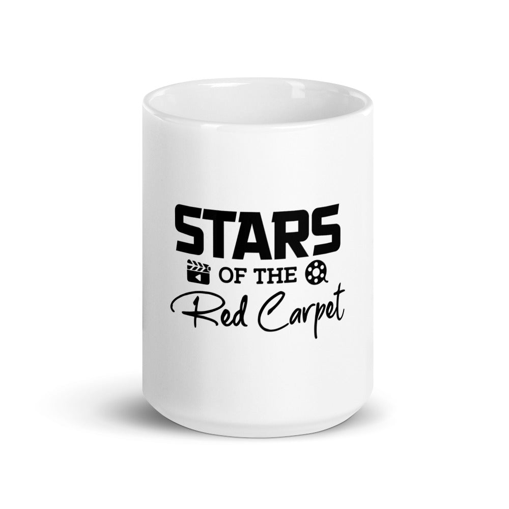 STARS OF THE RED CARPET -White glossy mug