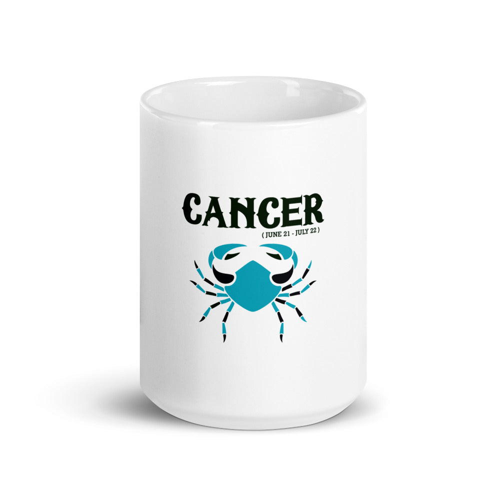 CANCER - White glossy mug