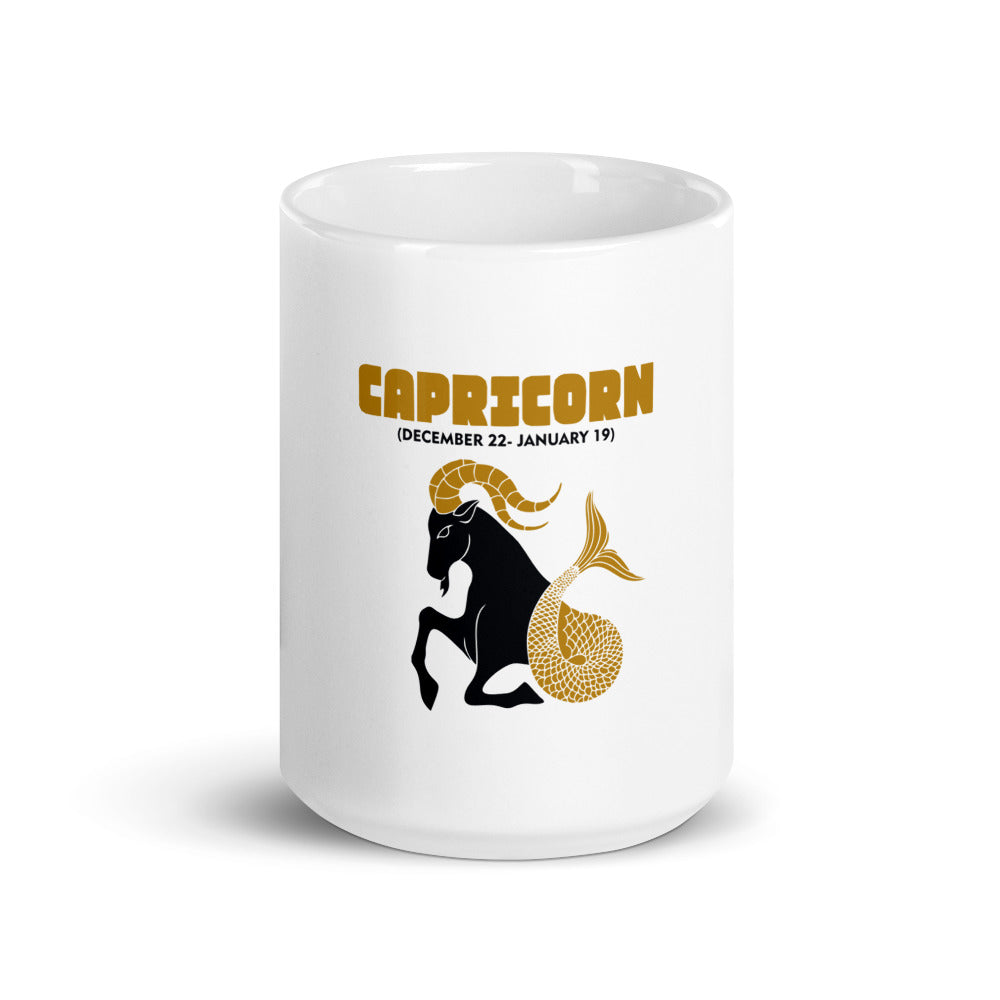 CAPRICORN - White glossy mug