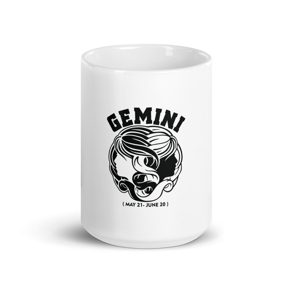 GEMINI - White glossy mug