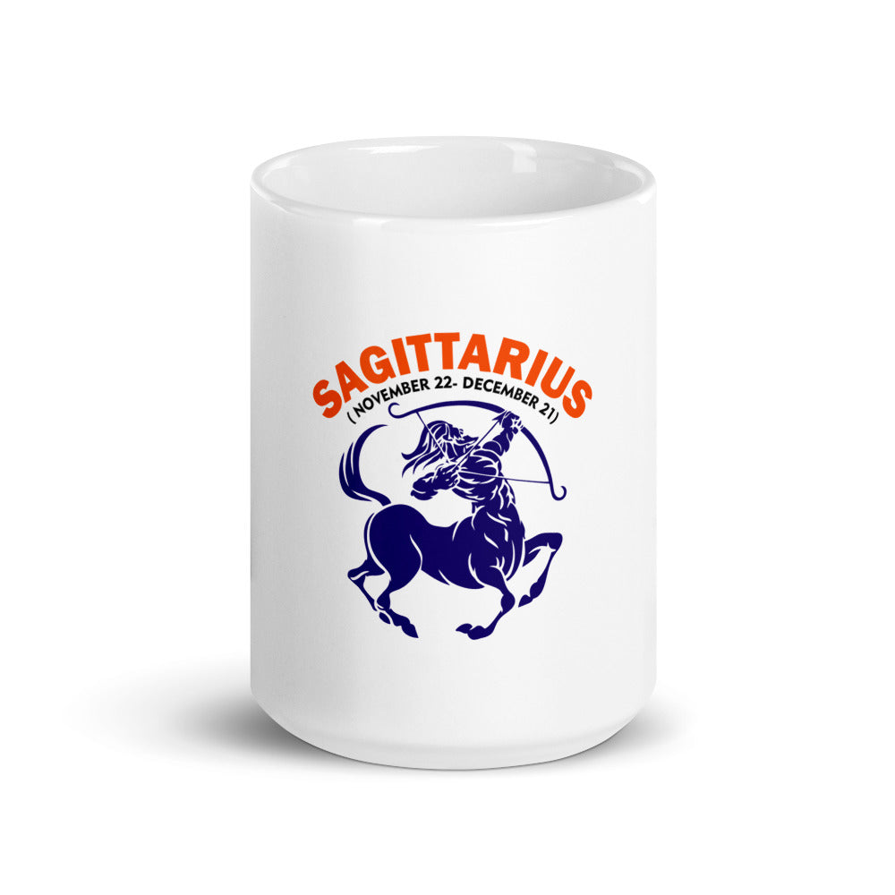 SAGITTARIUS - White glossy mug