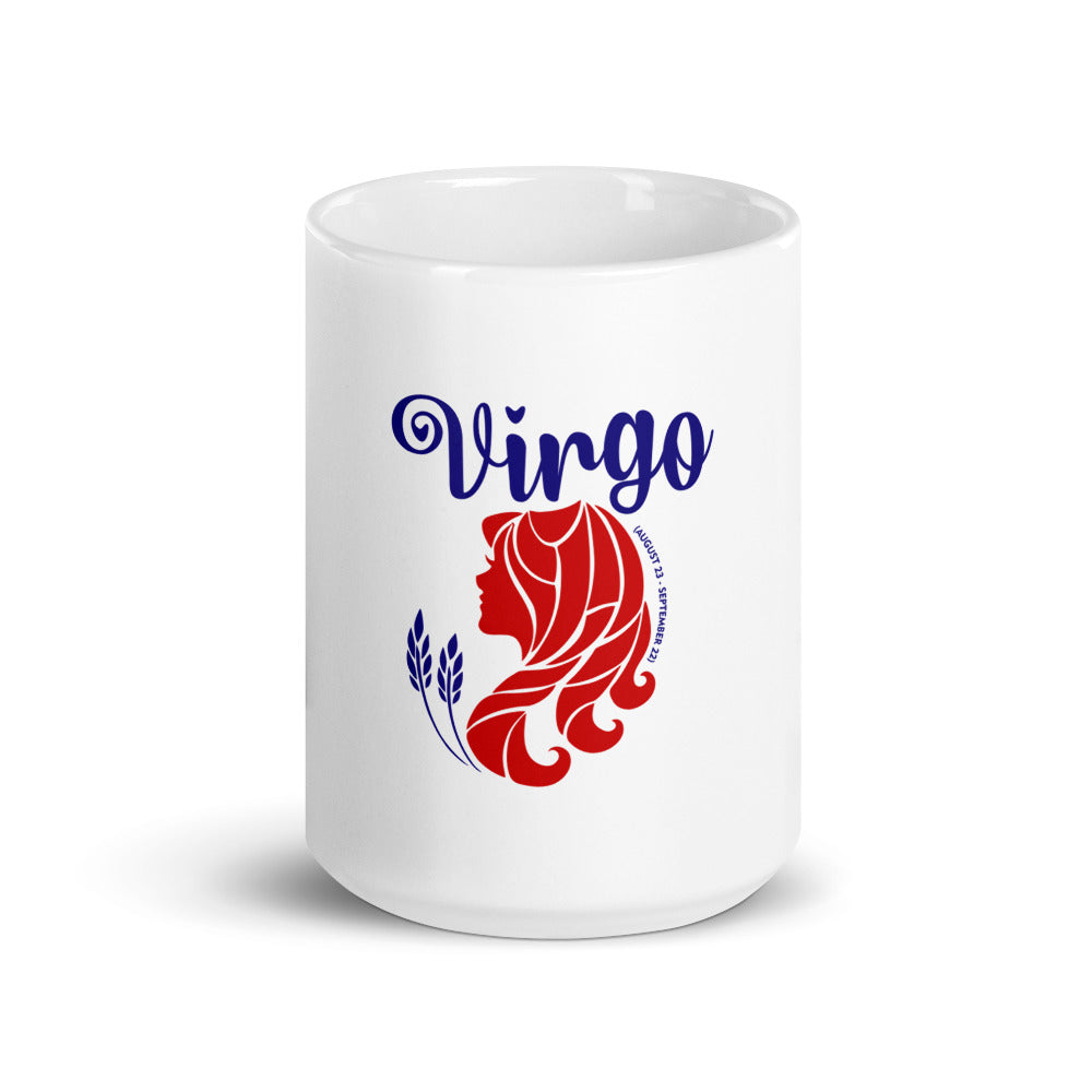 VIRGO - White glossy mug