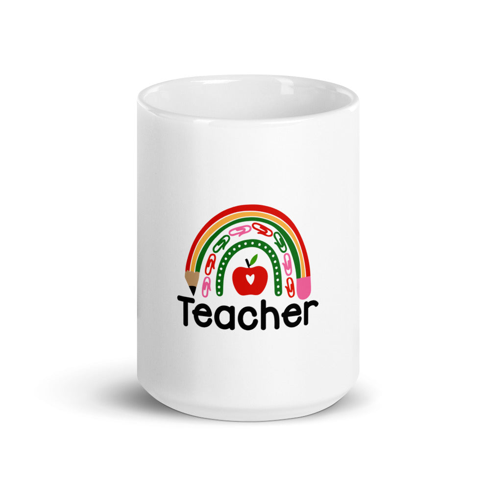 TEACHER - White glossy mug