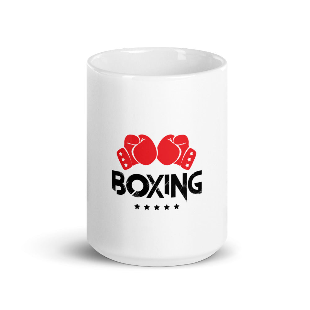 BOXING - White glossy mug