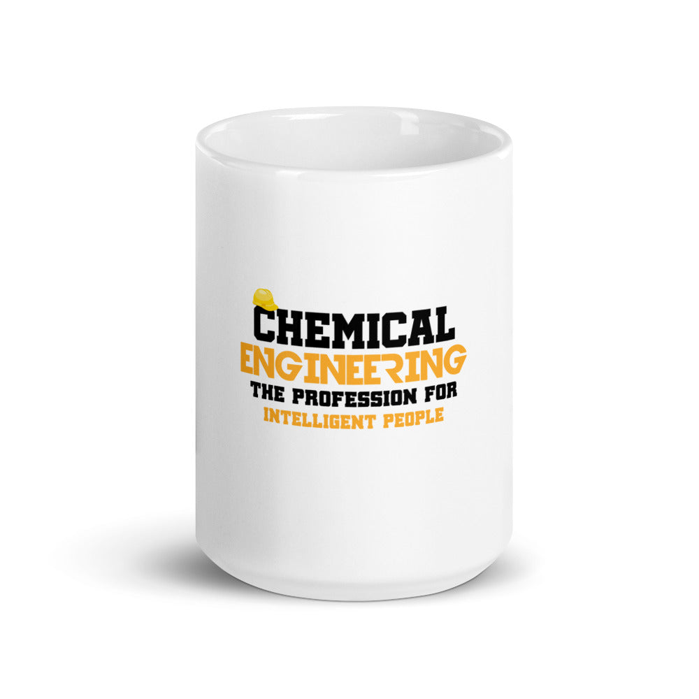 CHEMICAL ENGINEERING - White glossy mug