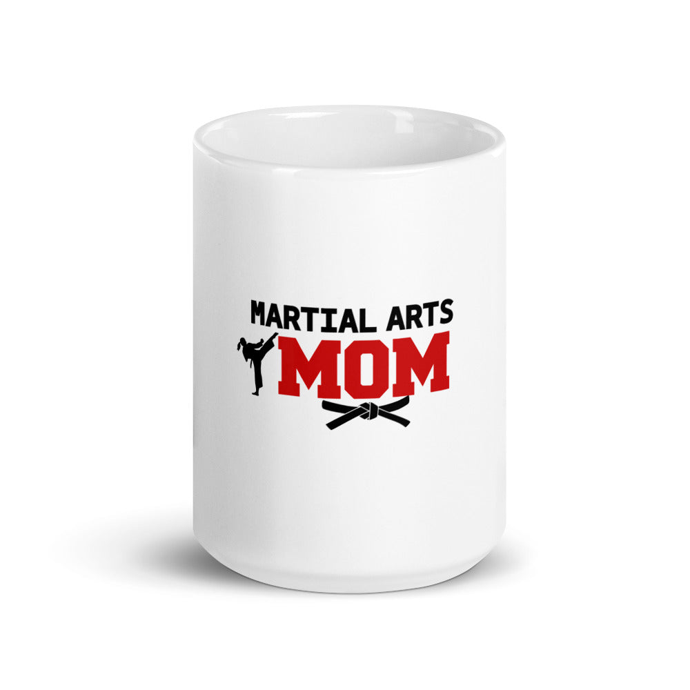 MARTIAL ARTS MOM - White glossy mug