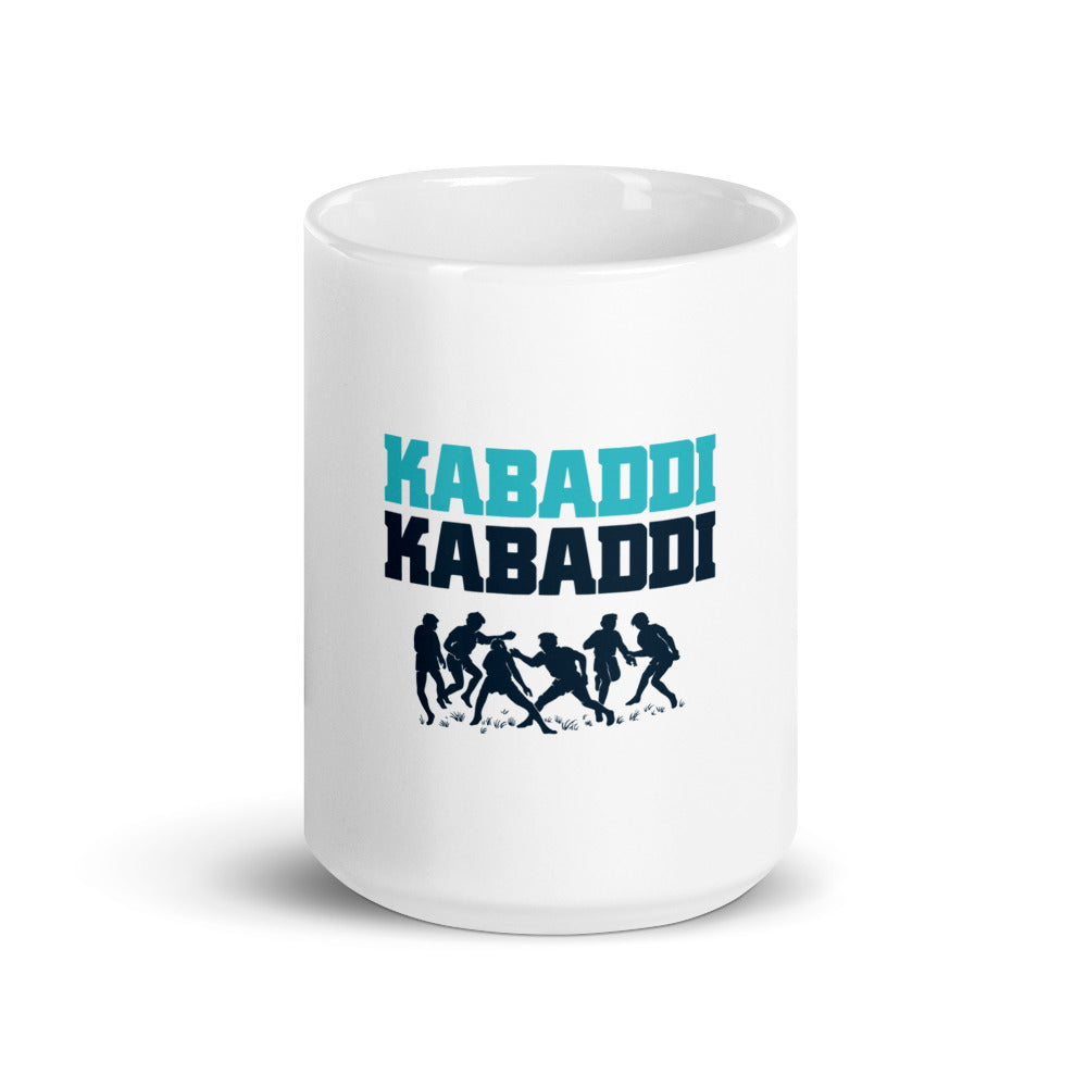 KABADDI KABADDI - White glossy mug