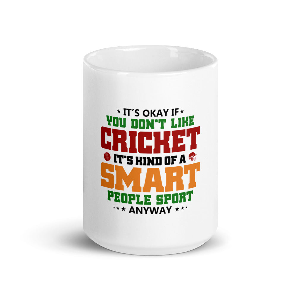 CRICKET - White glossy mug