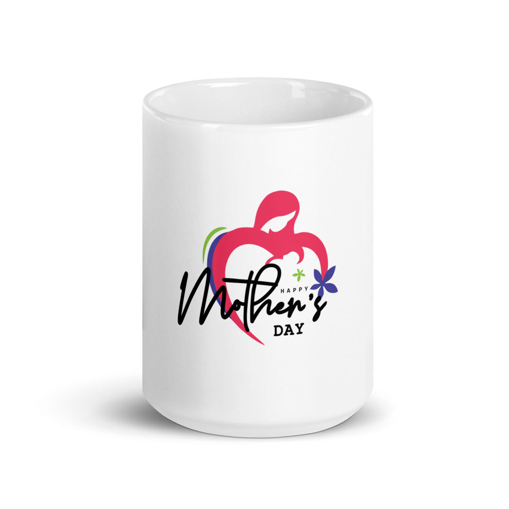 HAPPY MOTHER'S DAY - White glossy mug