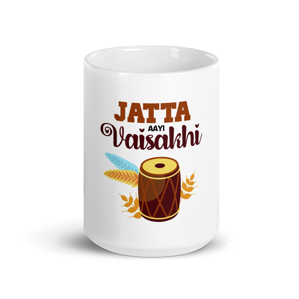 JATTA AAYI VAISAKHI - White glossy mug