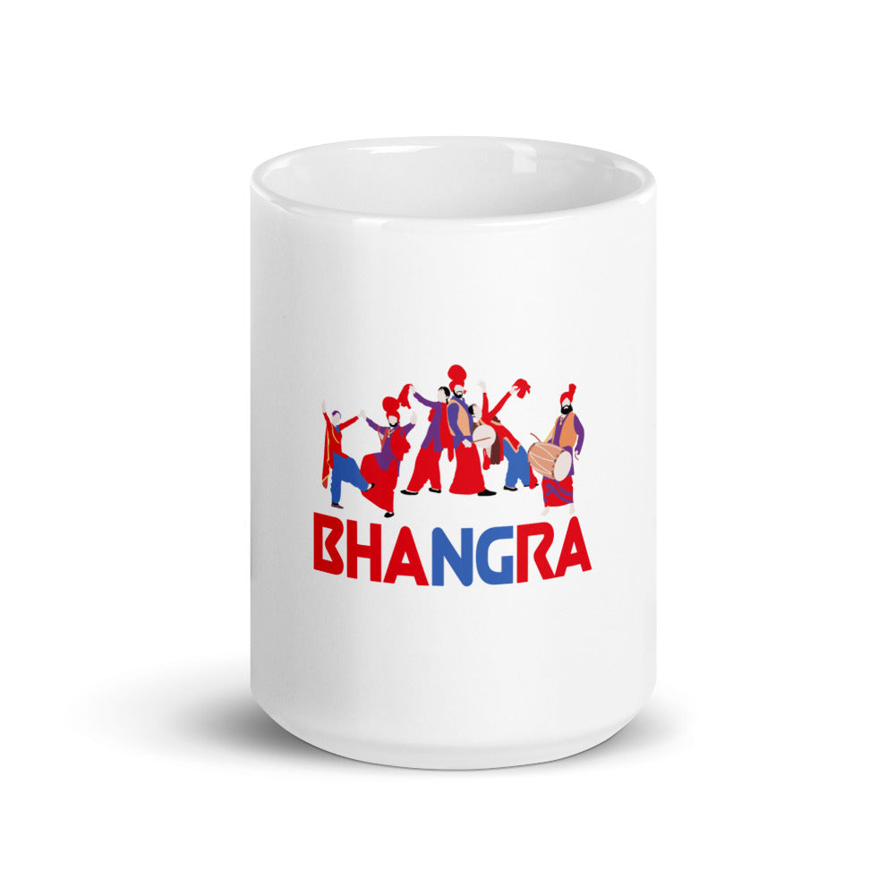 BHANGRA - White glossy mug