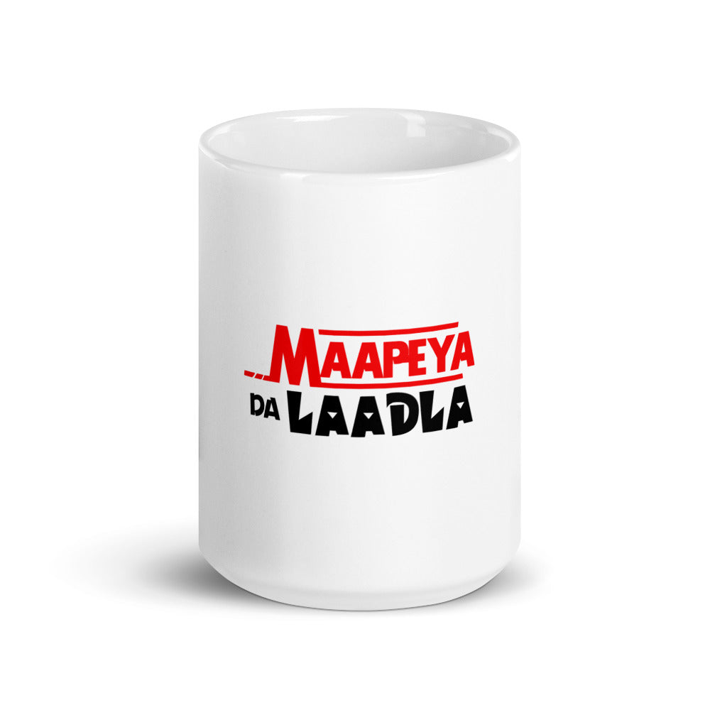 MAAPEYA DA LAADLA - White glossy mug