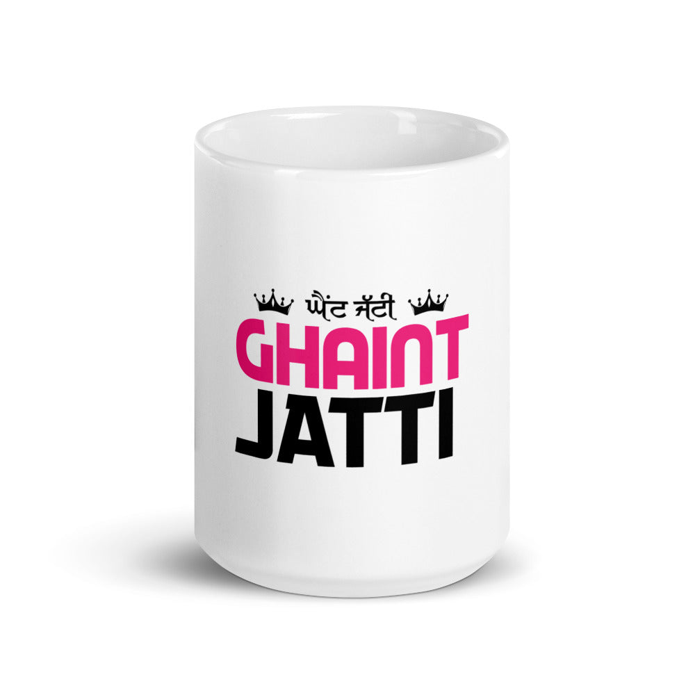 GHAINT JATTI - White glossy mug