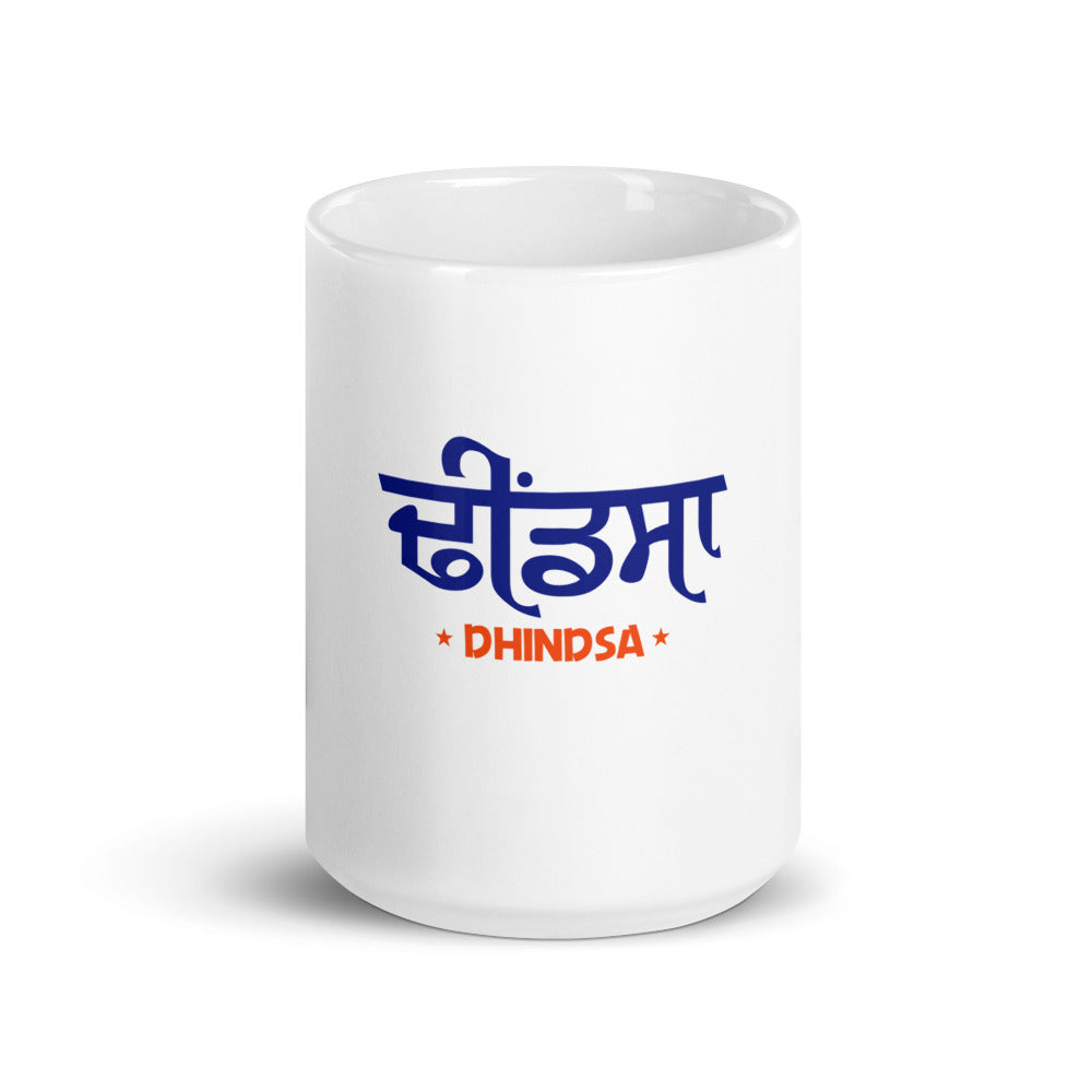 DHINDSA - White glossy mug