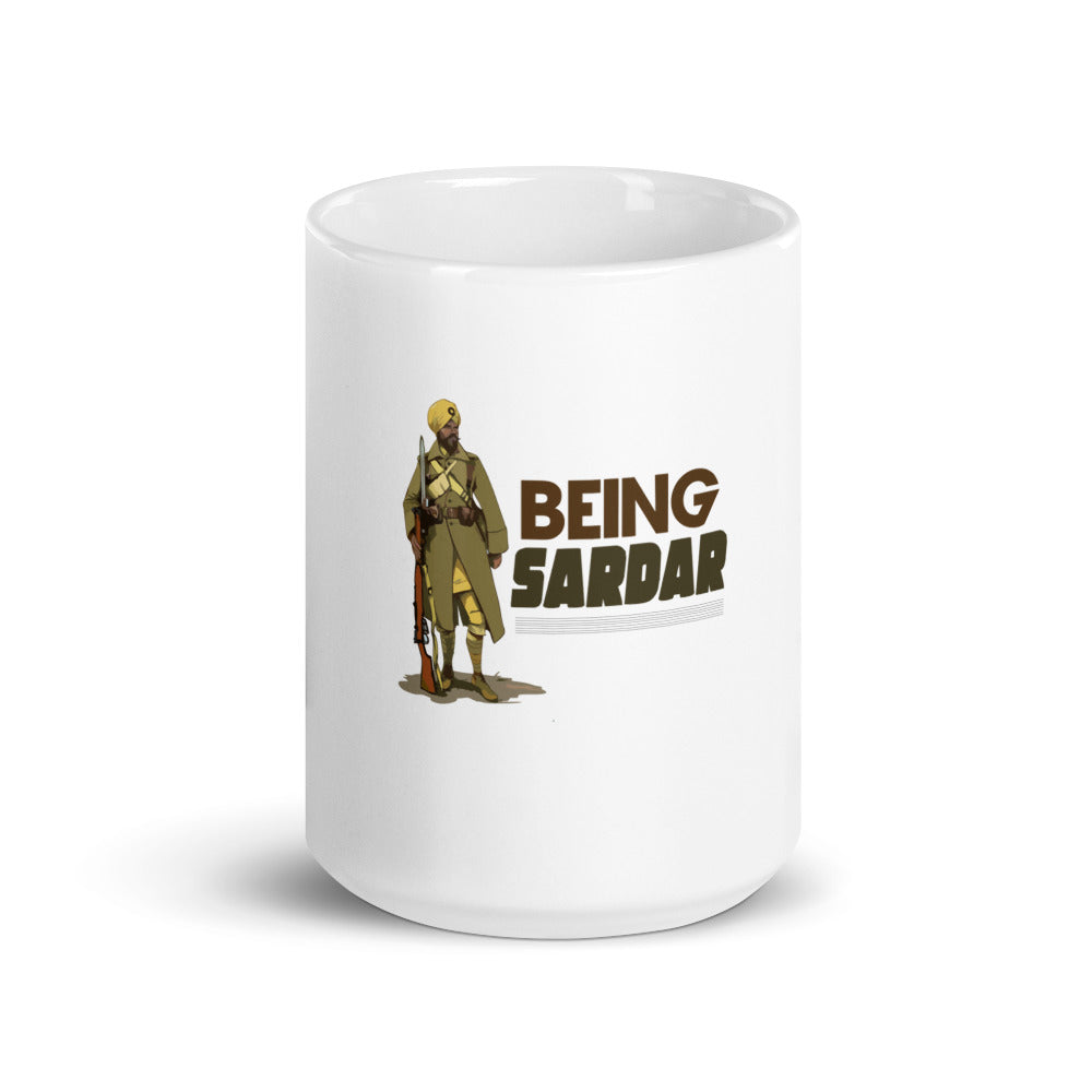 BEING SARDAR - White glossy mug