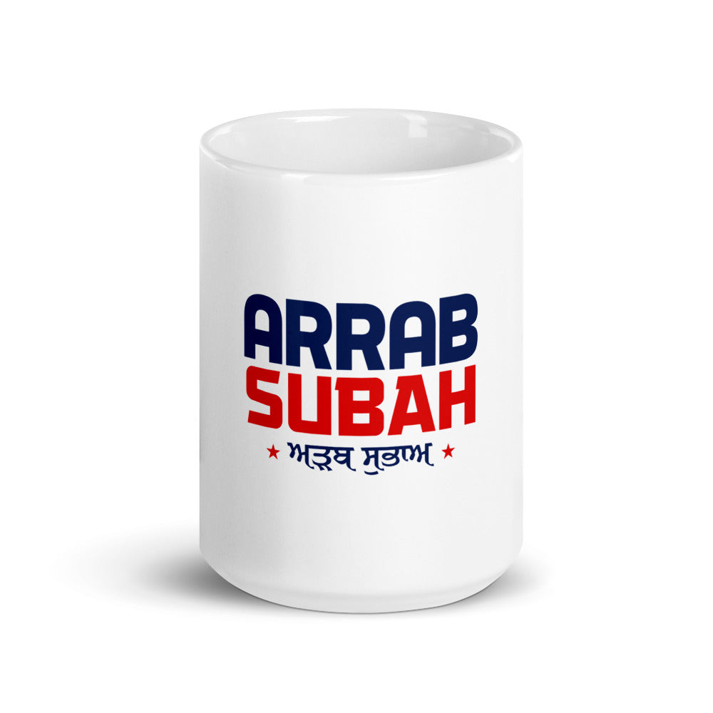 ARRAB SUBAH - White glossy mug