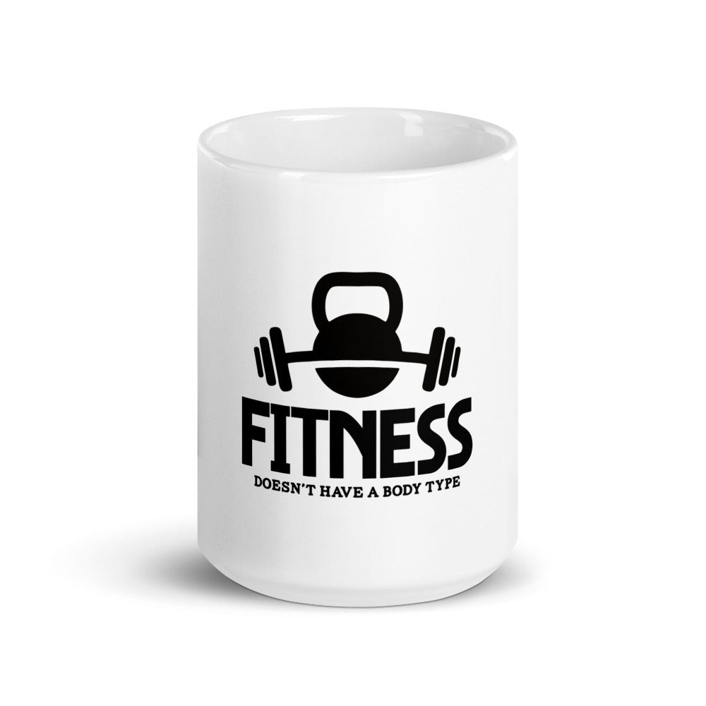 FITNESS - White glossy mug