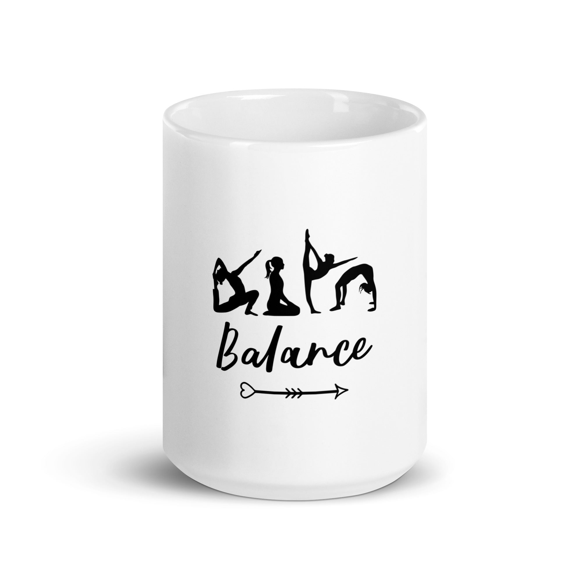 BALANCE - White glossy mug
