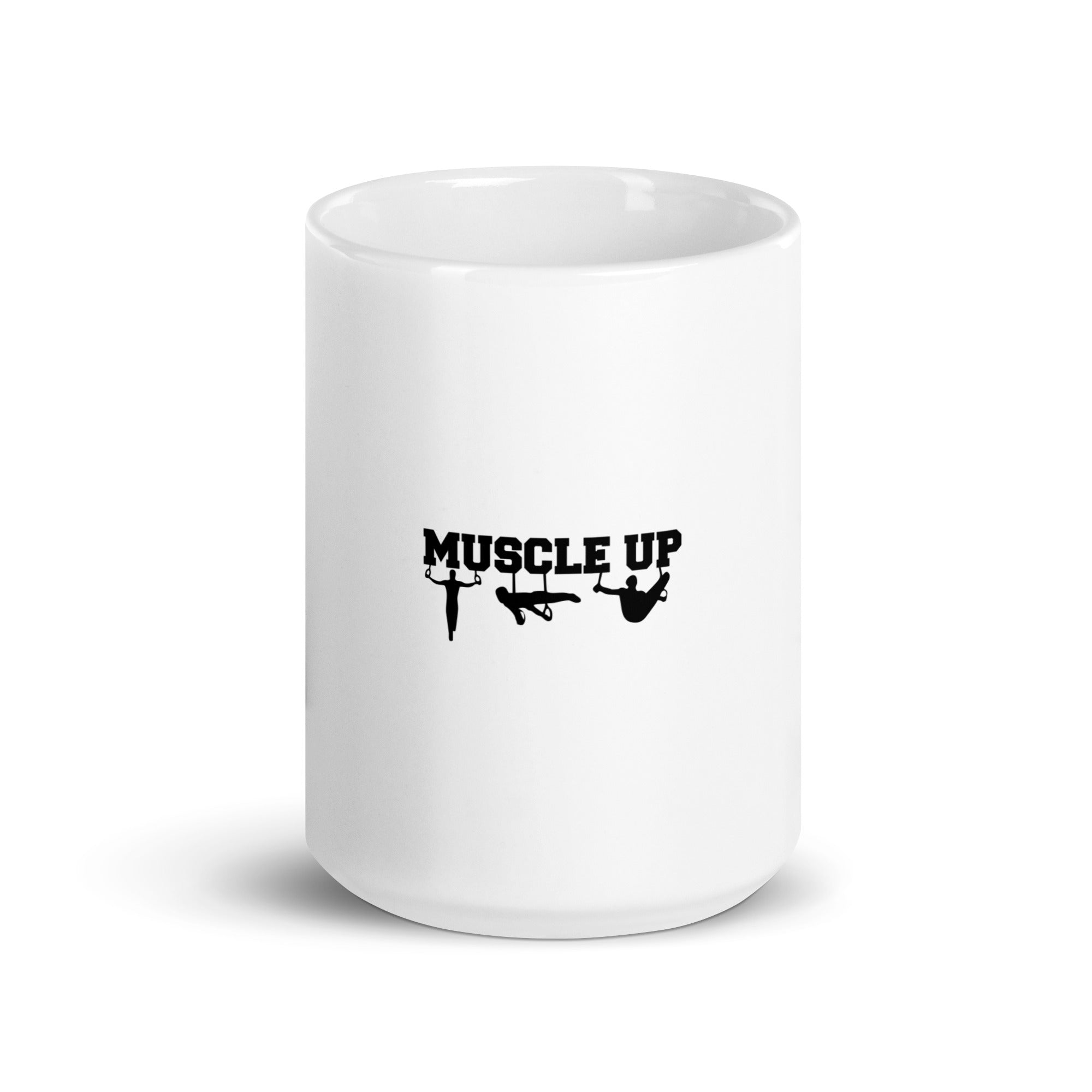MUSCLE UP - White glossy mug
