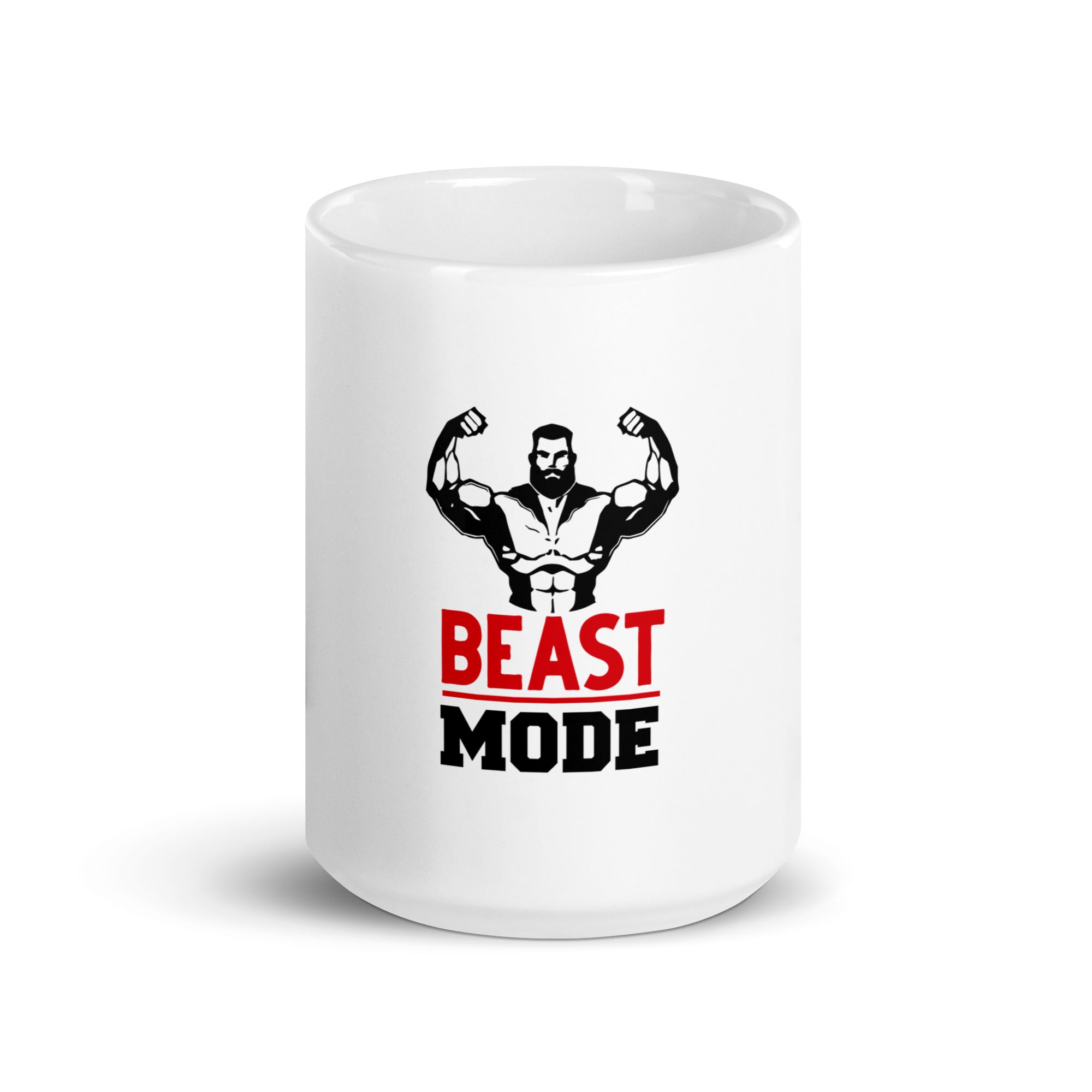 BEAST MODE - White glossy mug