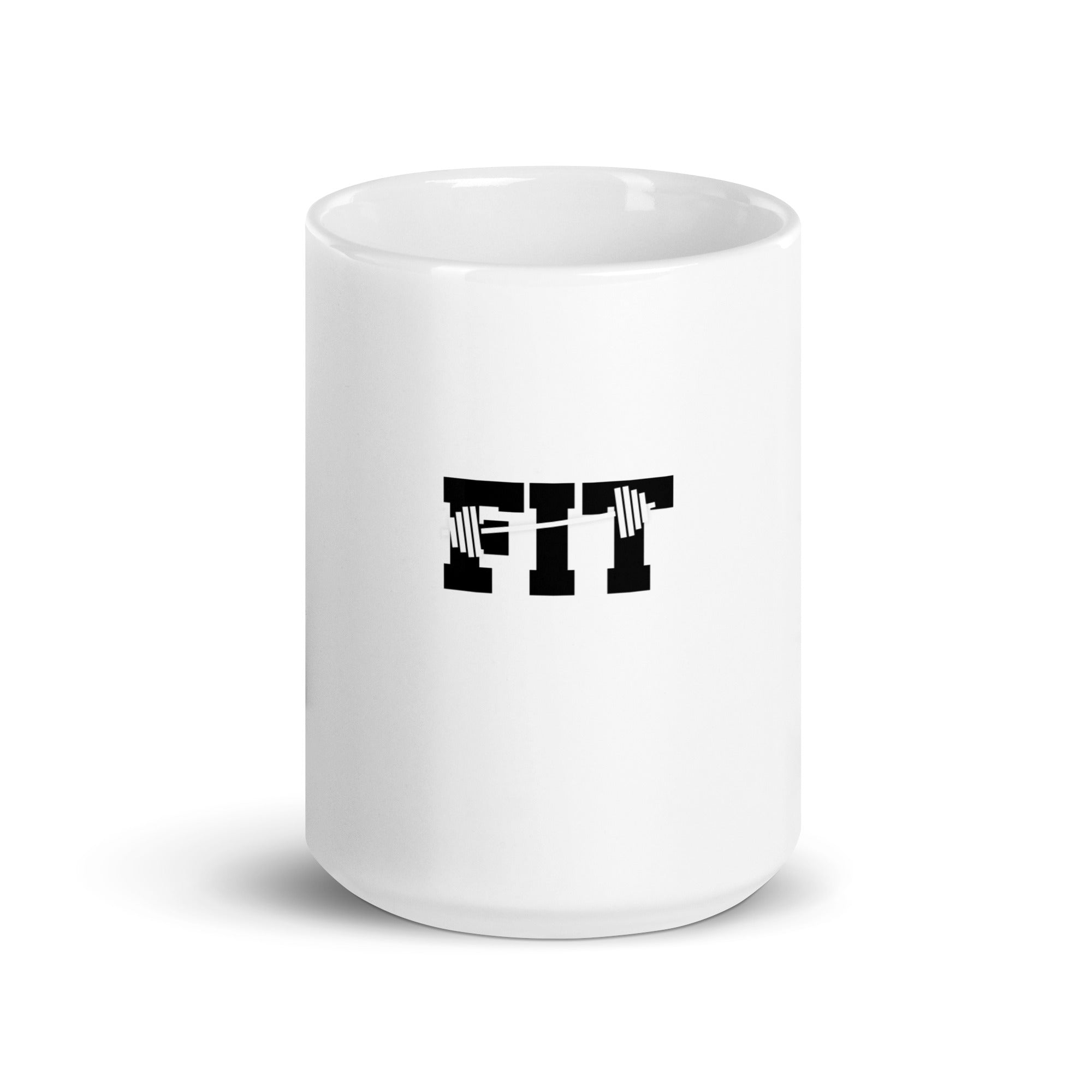 FIT - White glossy mug