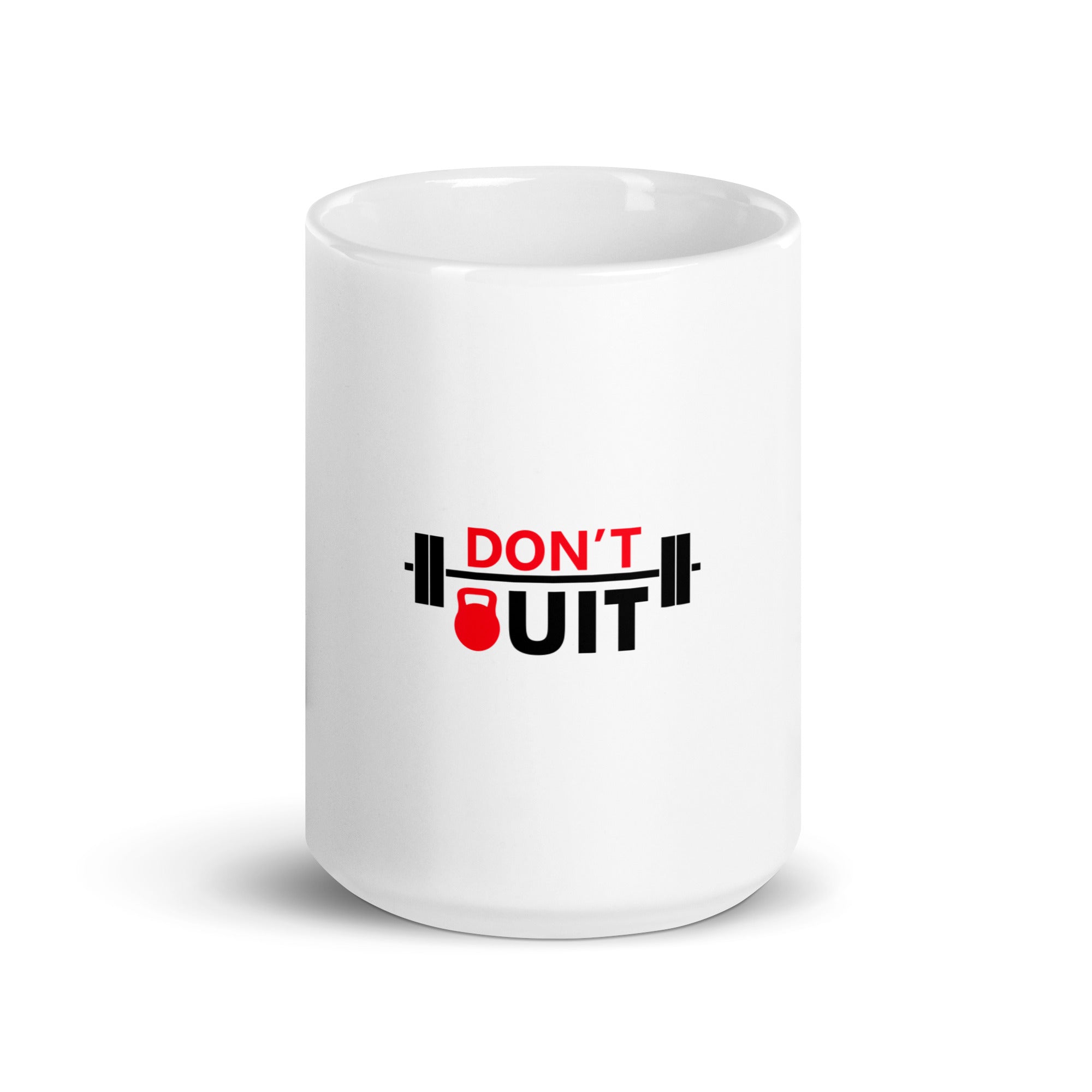 DON'T QUIT - White glossy mug