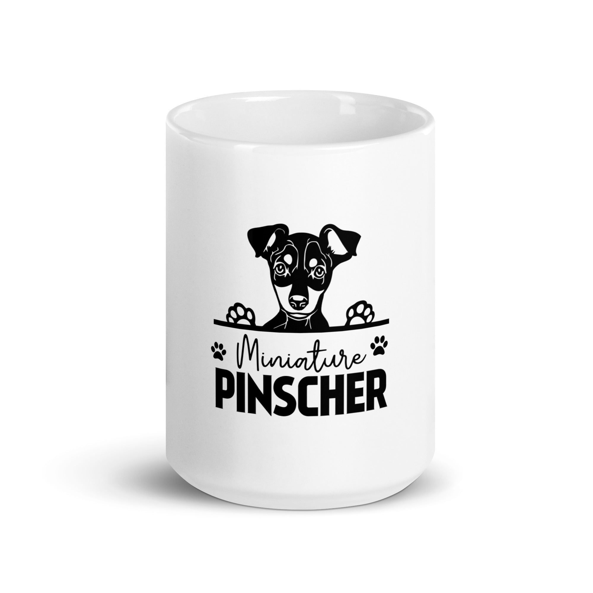MINIATURE PINSCHER - White glossy mug