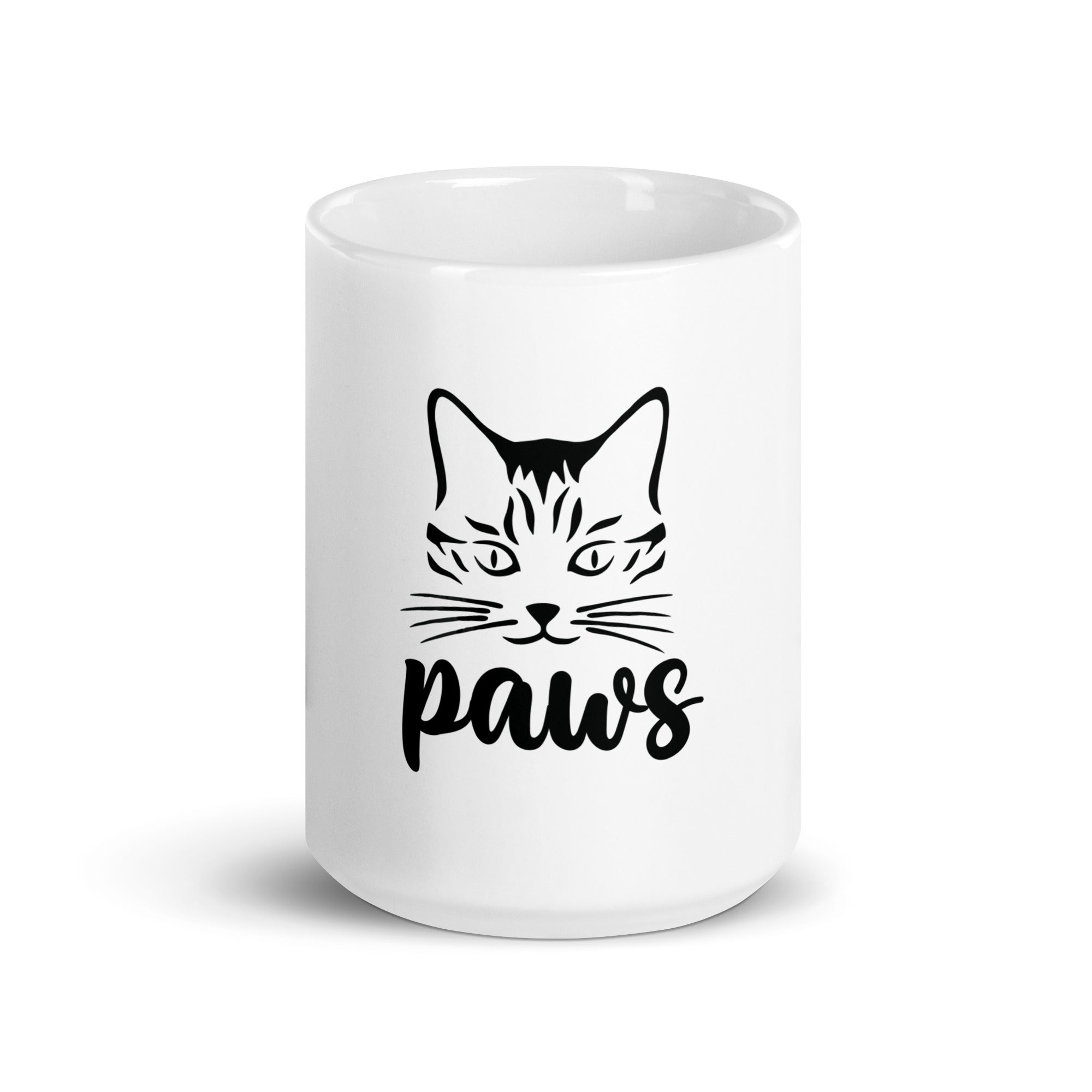 PAWS - White glossy mug