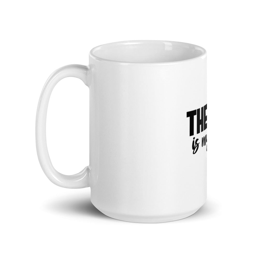 Theatre is my sport- White glossy mug