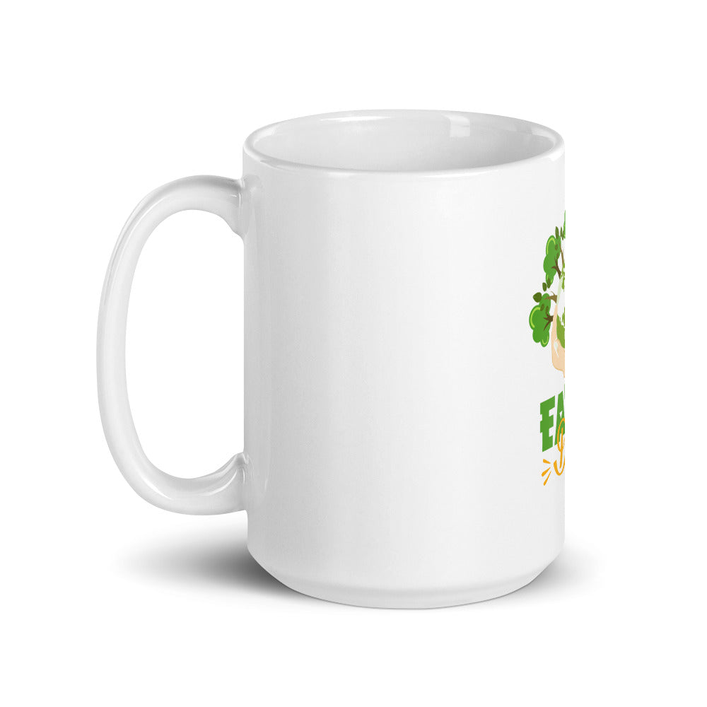 EARTH DAY - White glossy mug