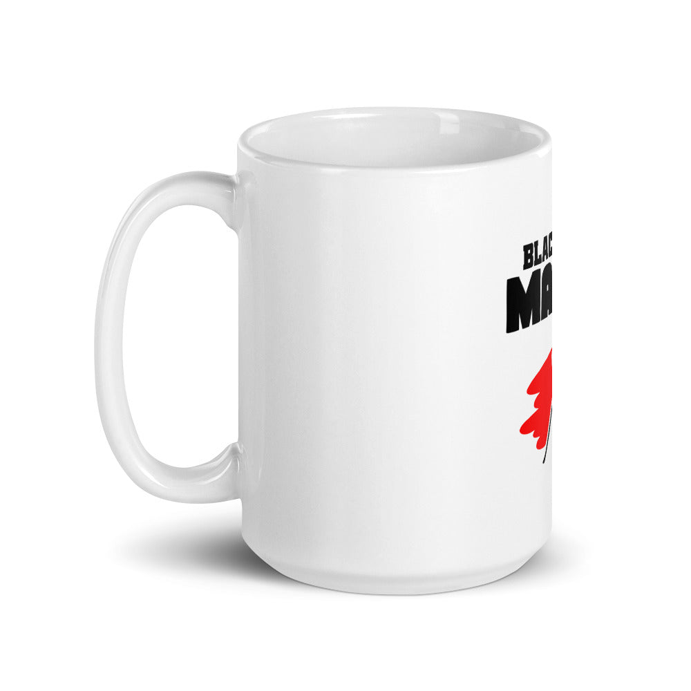 BLACK LIVES MATTER - White glossy mug