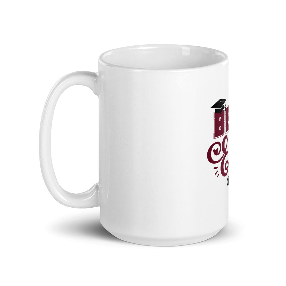 BEST TEACHER EVER - White glossy mug