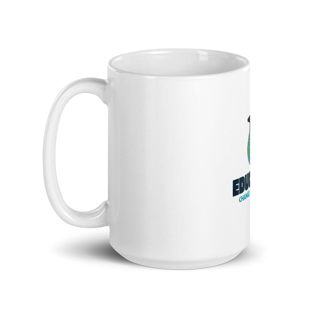 EDUCATORS CHANGE THE WORLD - White glossy mug