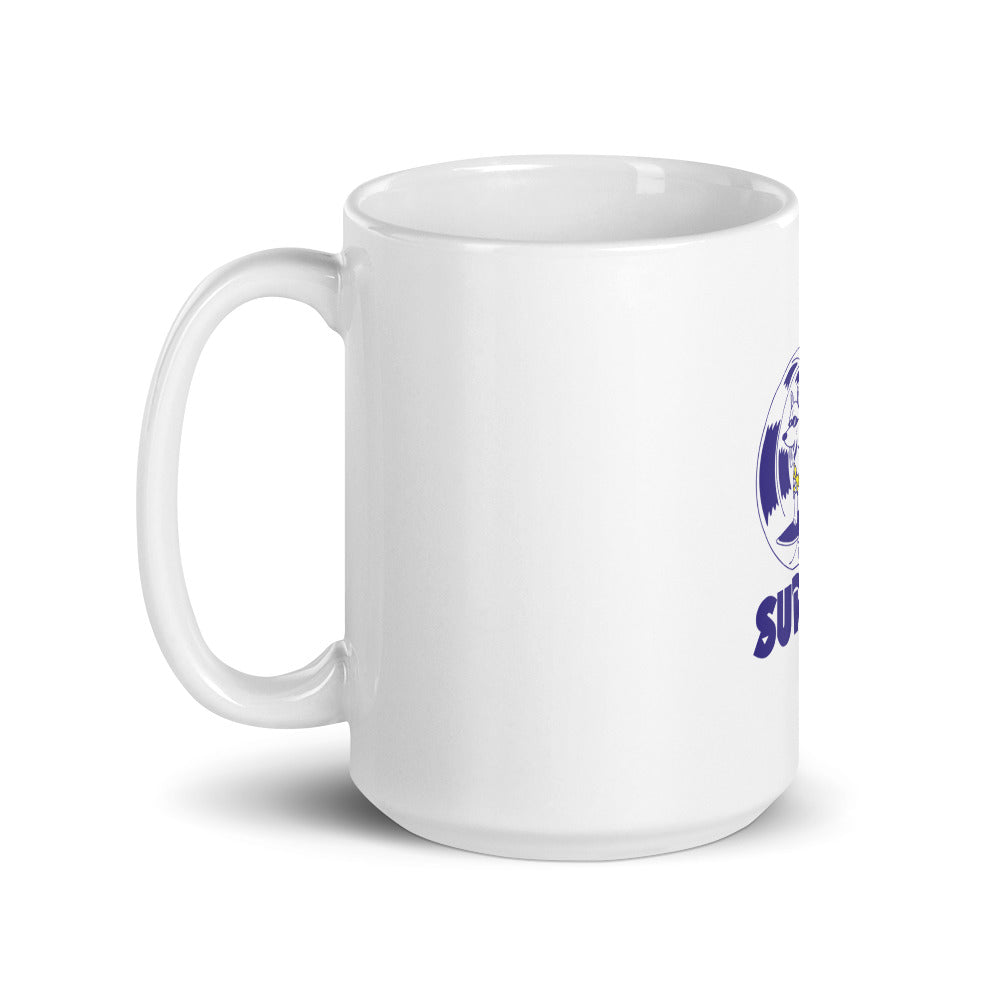 SURFING - White glossy mug