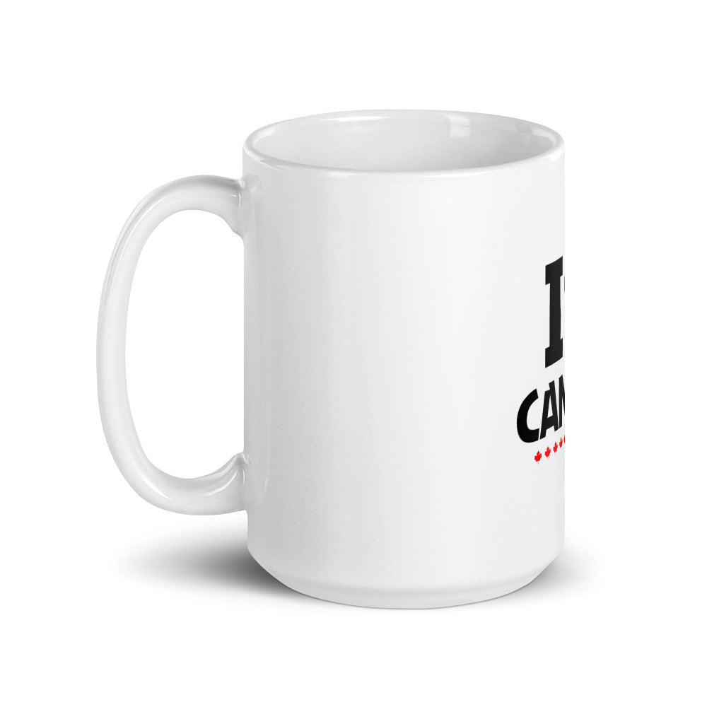 I LOVE CANADA - White glossy mug