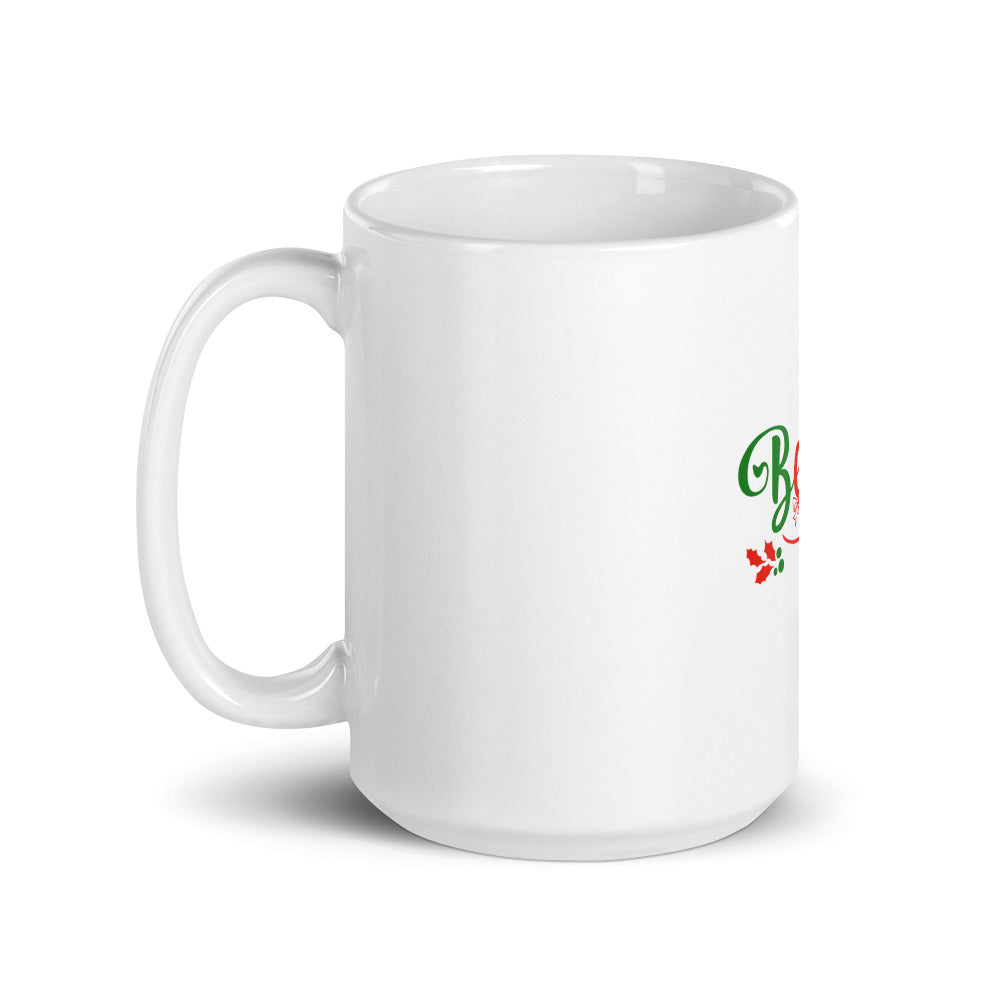 BELIEVE - White glossy mug