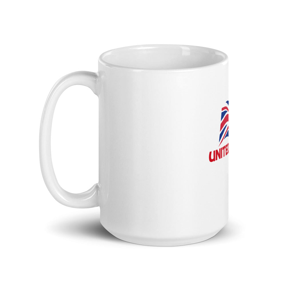 UNITED KINDOM - White glossy mug