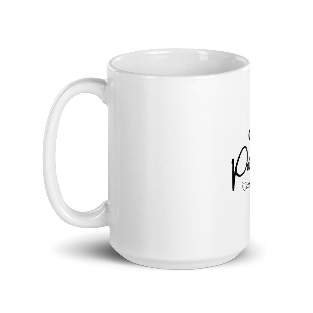 I LOVE PAINTING - White glossy mug