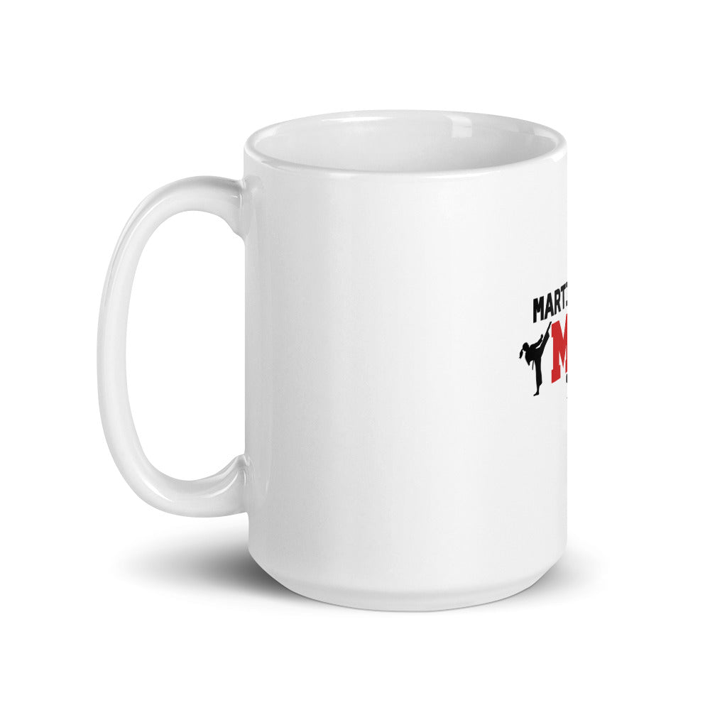 MARTIAL ARTS MOM - White glossy mug